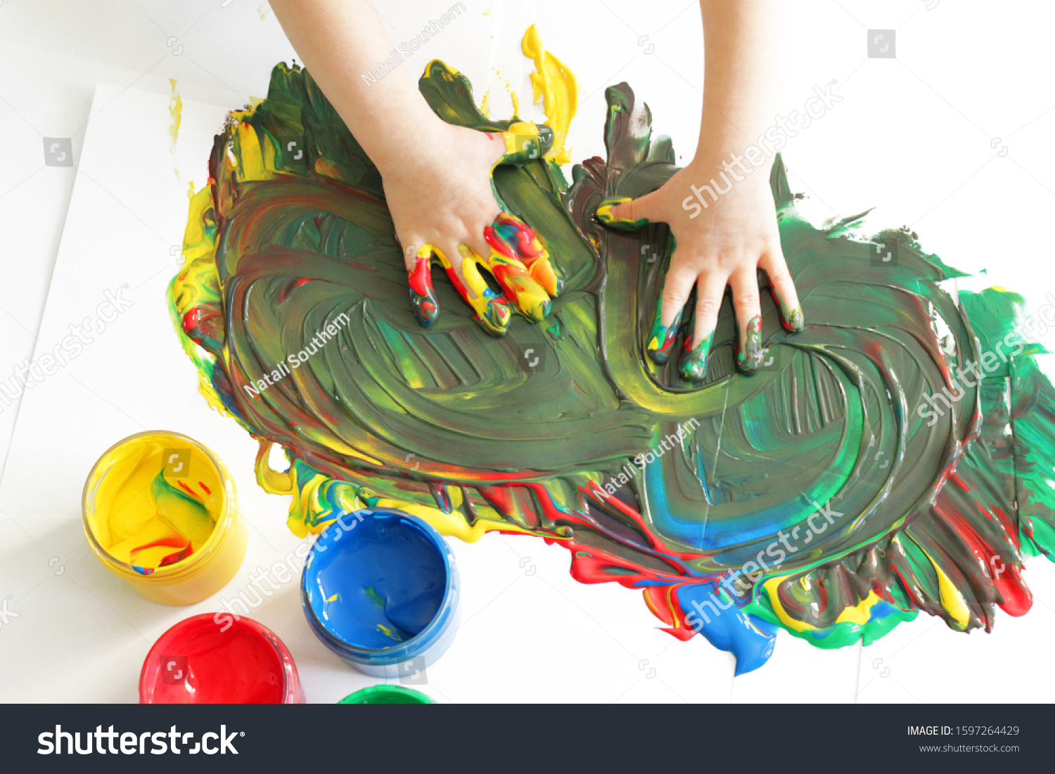stock-photo-painting-with-finger-paints-kid-s-art-paint-cans-on-a-white-background-1597264429.jpg